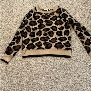 Leopard print sweater